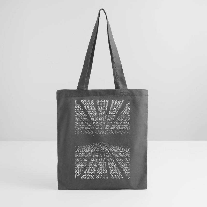 Horizontal binary code Tote Bag