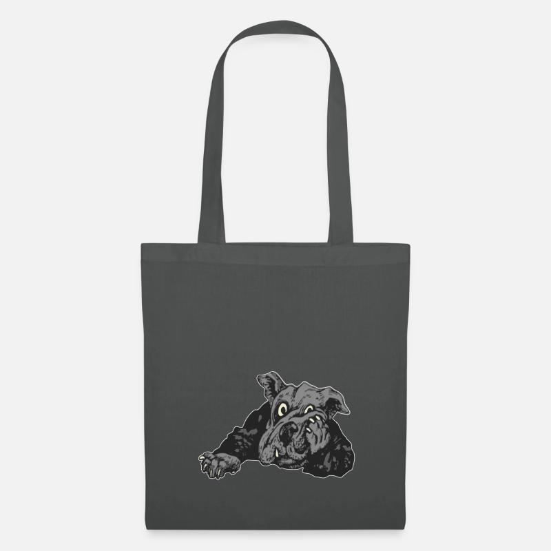 Hund - Stoffbeutel - Graphite