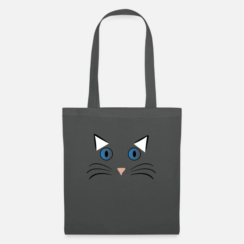 Katze - Stoffbeutel - Graphite