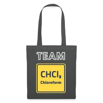 Ironie Horror Funny Chemiker Chemie Narkosemittel - Stoffbeutel - Graphite - Vorne