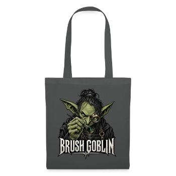 Brush Goblin – Tabletop Miniatur Malen - Stoffbeutel - Graphite - Vorne