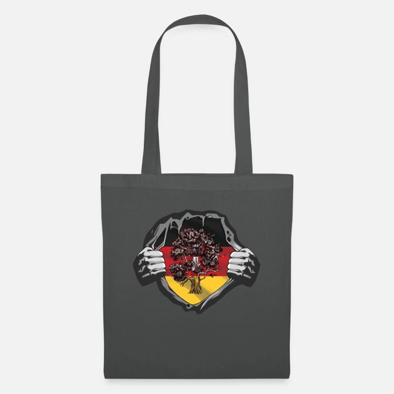 Eiche Deutsch - Stoffbeutel - Graphite