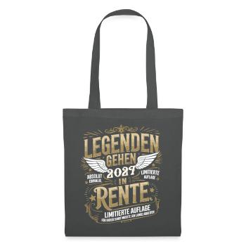 Legends to retire in 2027 - Tote Bag - graphite grey - Front