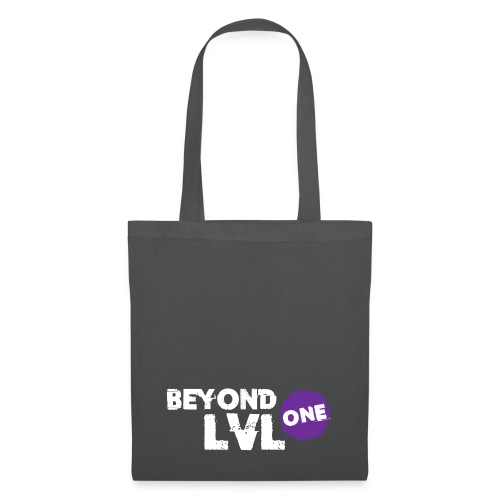 Beyond LVL One Logo Weiss - Stoffbeutel