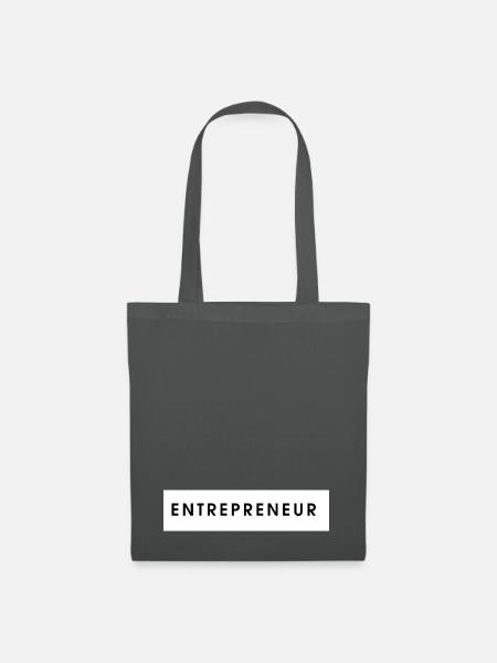 Unternehmer - Stoffbeutel - Graphite