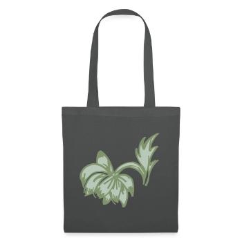 Beautiful, hanging flower, floral design - Tote Bag - graphite grey - Front