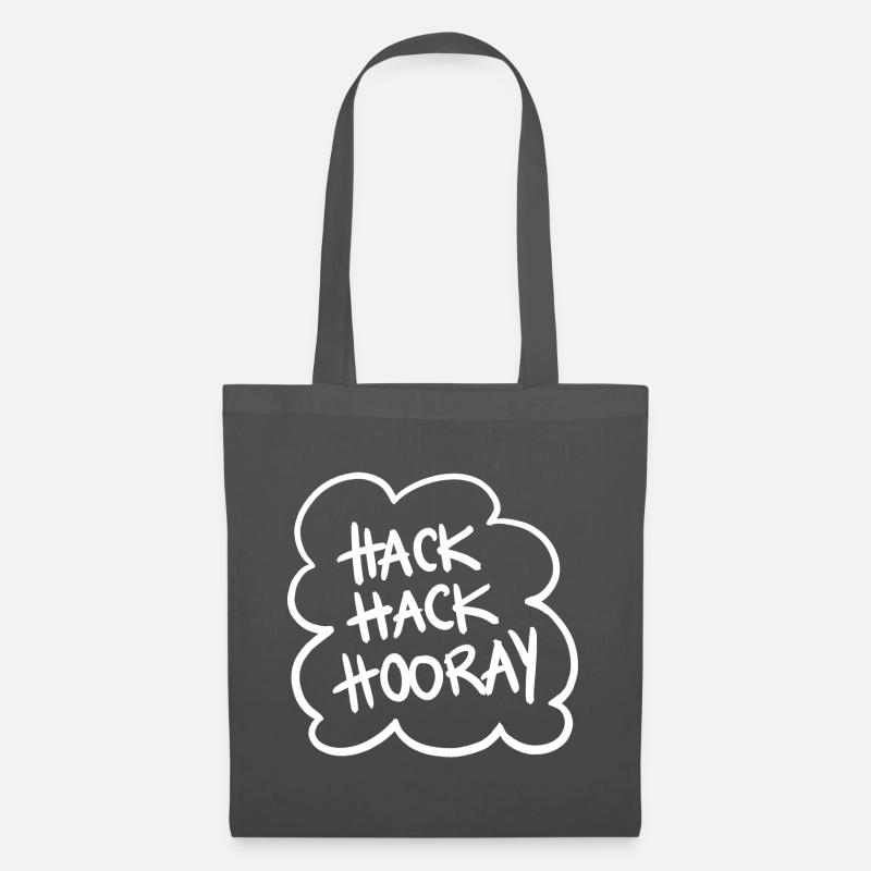 Hack Hack Hooray Hackfleisch Mett - Stoffbeutel - Graphite