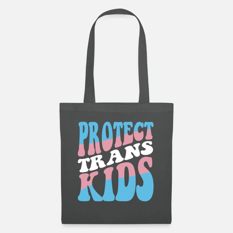 Protect Trans Kids - Stoffbeutel - Graphite