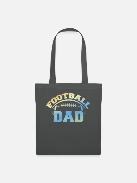 Football Dad Fans Game Day - Stoffbeutel - Graphite