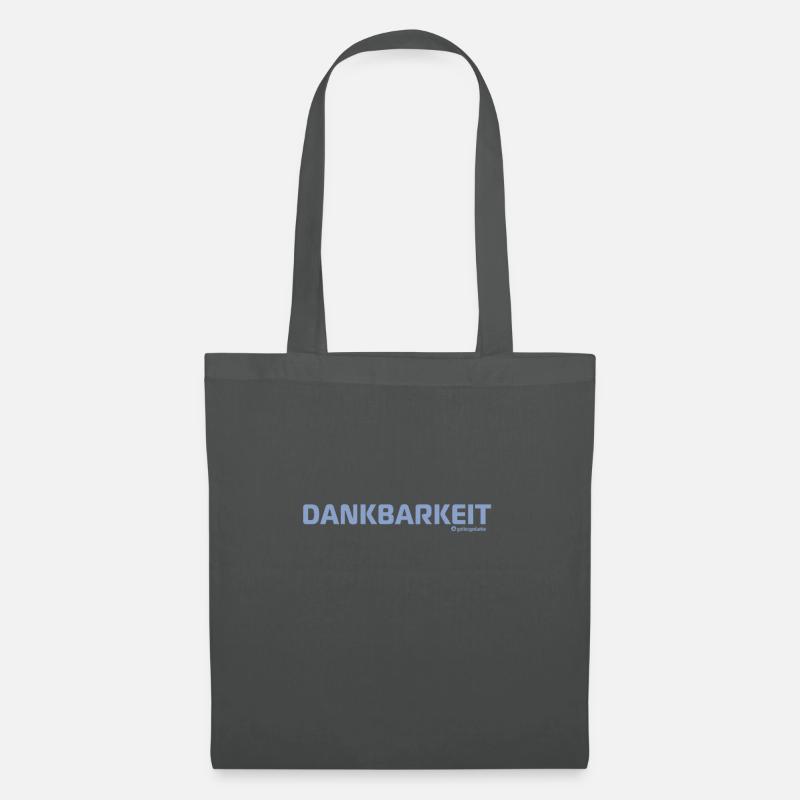 gottesgedanke dankbarkeit - Stoffbeutel - Graphite