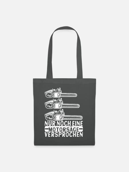 Holzfäller Förster - Stoffbeutel - Graphite