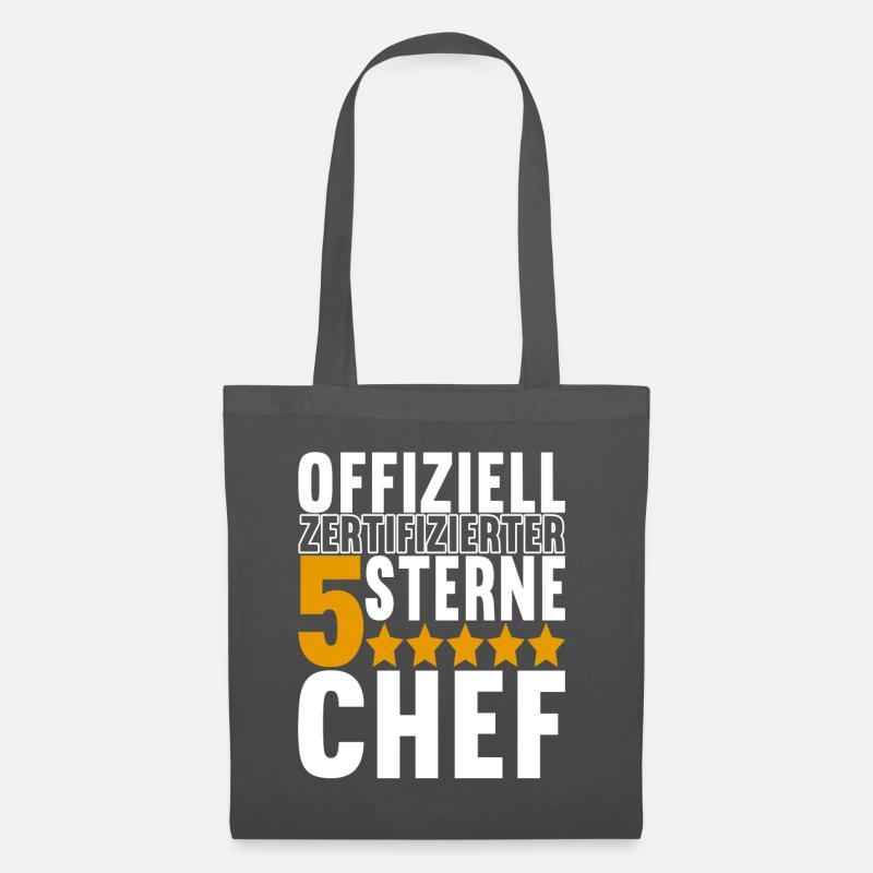 Abteilungsleiter Chef - Stoffbeutel - Graphite