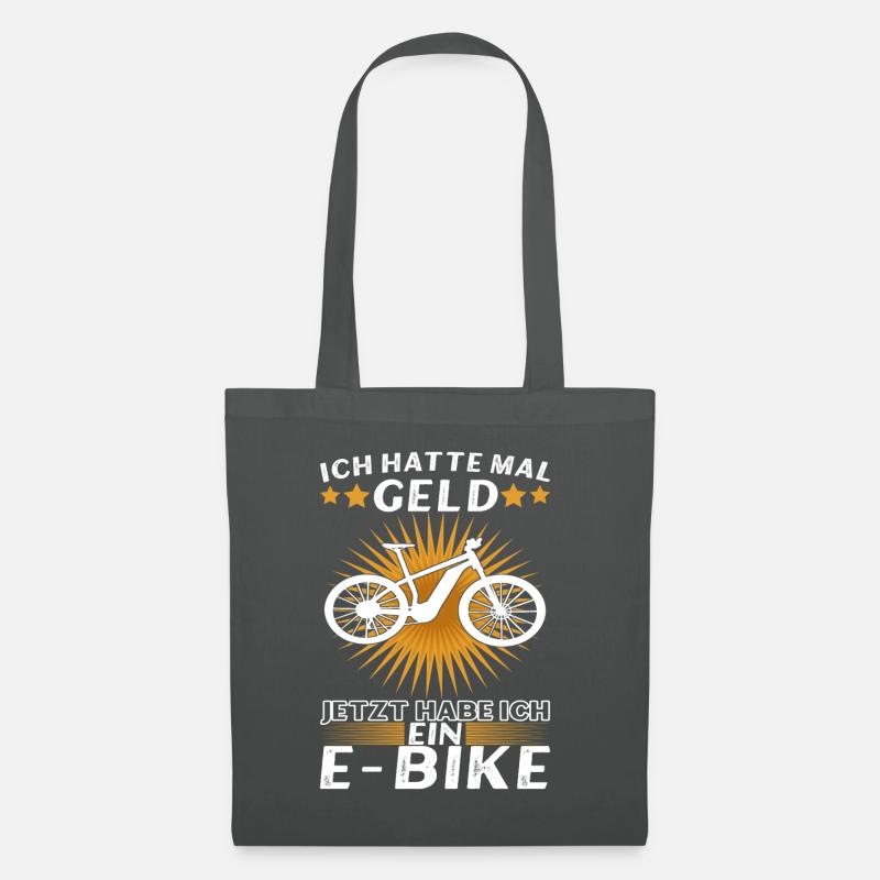E Bike E MTB Elektrofrahrad - Stoffbeutel - Graphite