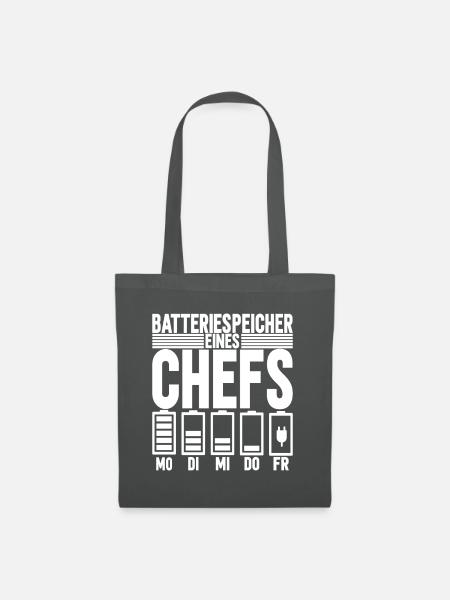 Abteilungsleiter Chef - Stoffbeutel - Graphite