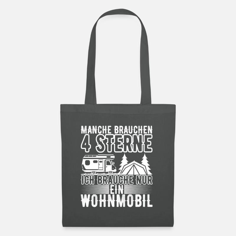 Camping Wohnmobil - Stoffbeutel - Graphite