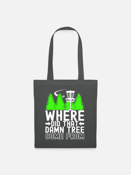 Disc Golf Disc Golfer - Stoffbeutel - Graphite