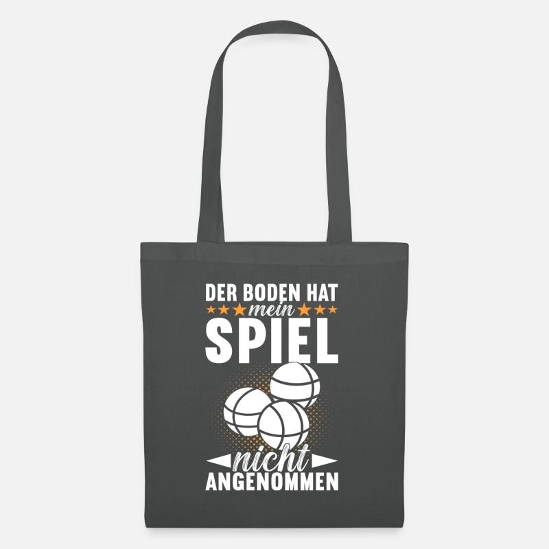 Boule Boulespieler - Stoffbeutel - Graphite