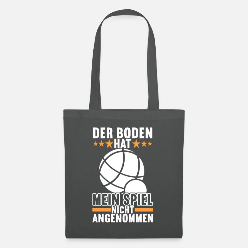 Boule Boulespieler - Stoffbeutel - Graphite