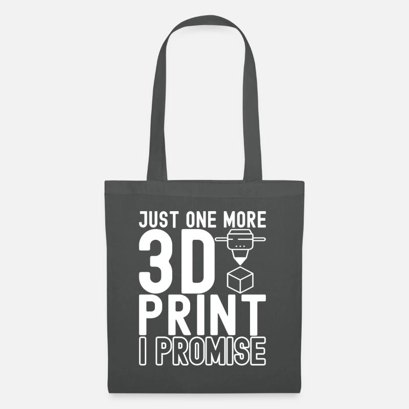 3 D Drucken - Stoffbeutel - Graphite
