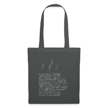 Mathe Mathelehrer - Stoffbeutel - Graphite - Vorne