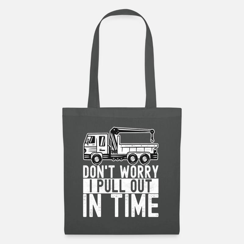 Abschleppwagen Abschleppdienst - Stoffbeutel - Graphite