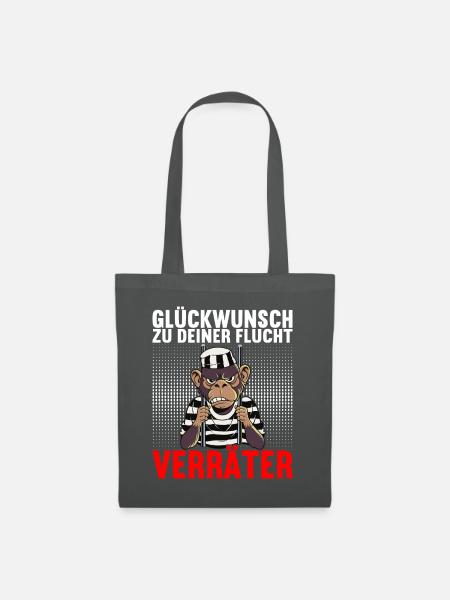 Abschiedsgeschenk Kollege Jobwechsel - Stoffbeutel - Graphite