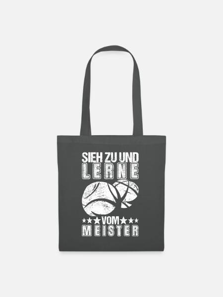 Boule Boulespieler - Stoffbeutel - Graphite