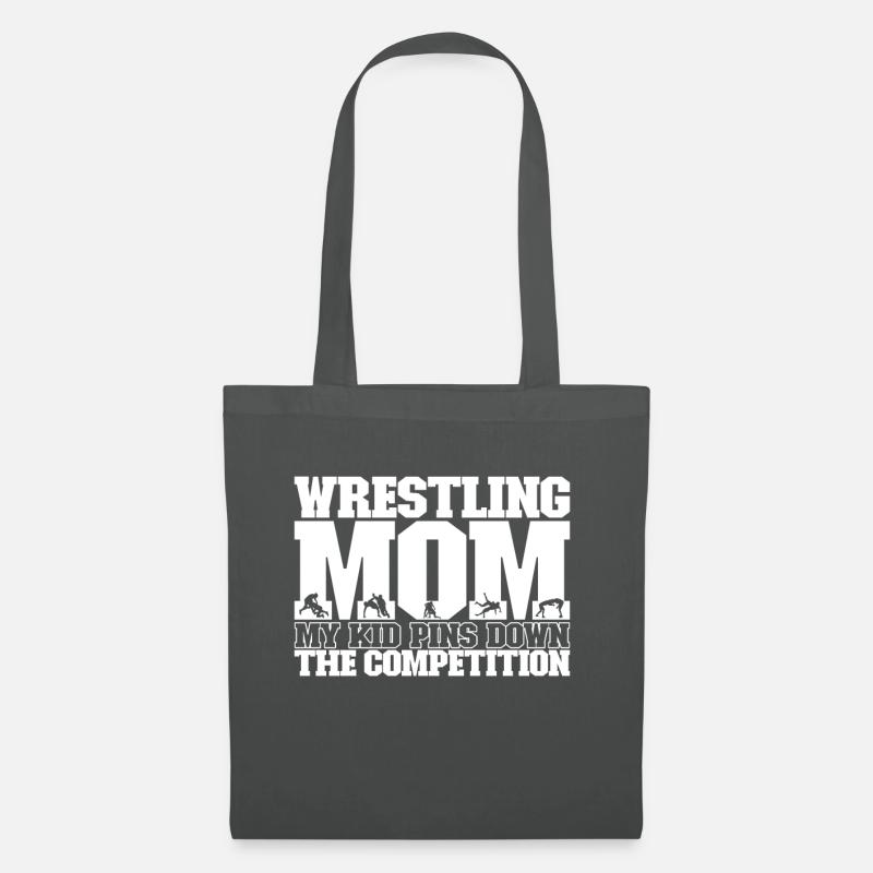 Wrestling Mom Ringen Ringer - Stoffbeutel - Graphite