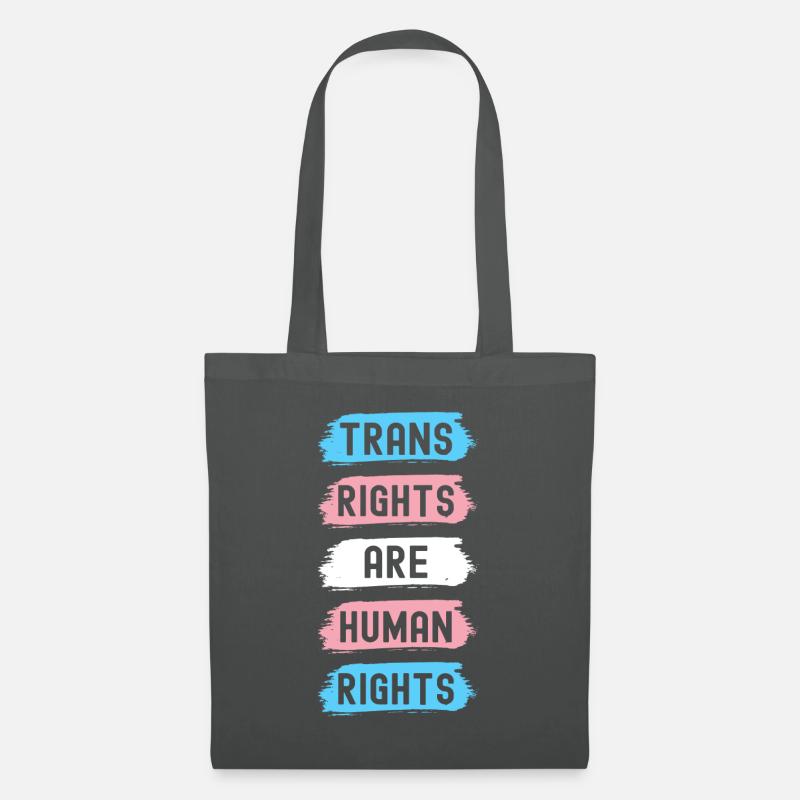 Transgender Trans LGBTQ - Stoffbeutel - Graphite