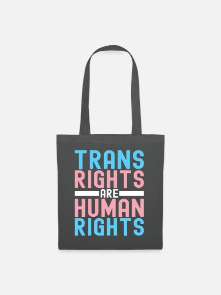 Transgender Trans LGBTQ - Stoffbeutel - Graphite