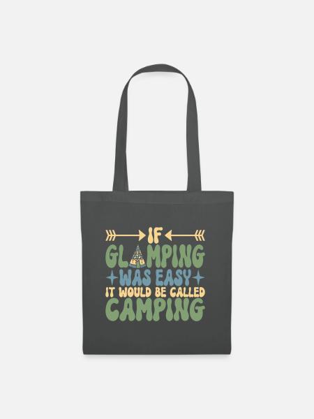 Glamping Glamper - Stoffbeutel - Graphite