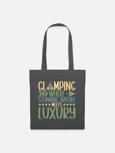 Glamping Glamper - Stoffbeutel - Graphite