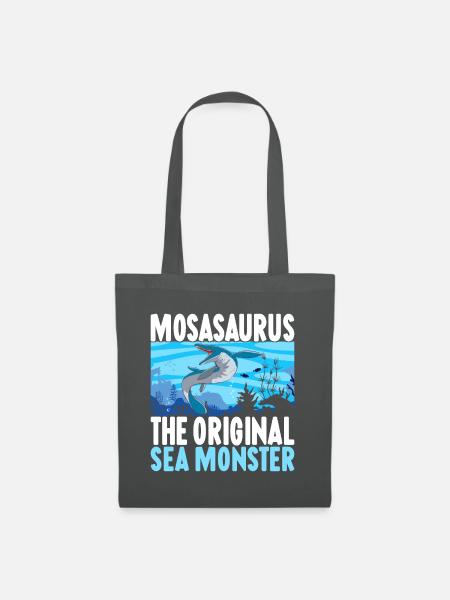 Mosasaurus Dinosaurier - Stoffbeutel - Graphite