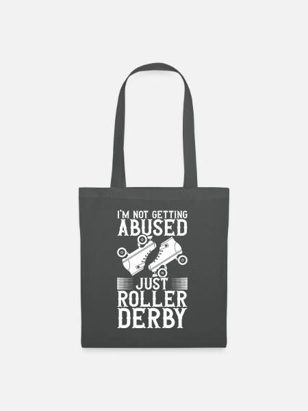 Roller Derby - Stoffbeutel - Graphite
