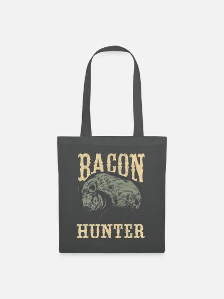 Jäger Wildschwein Jagen - Stoffbeutel - Graphite