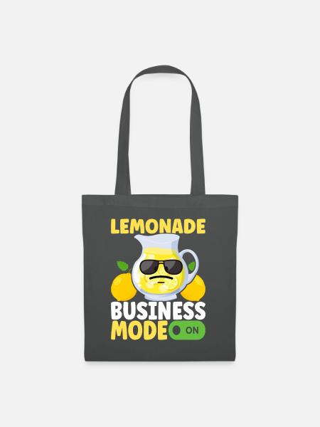 Limonade Limonadenstand - Stoffbeutel - Graphite