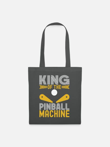 Pinball Flipper - Stoffbeutel - Graphite