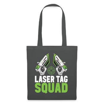 Laser Tag Birthday Laser Tag Player - Tote Bag - graphite grey - Front