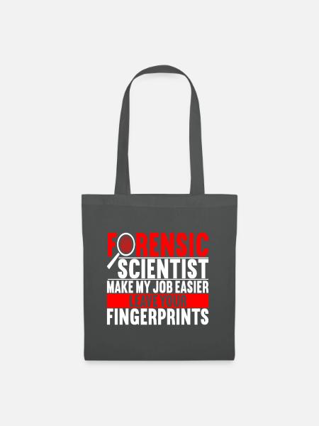 Forensik Forensiker - Stoffbeutel - Graphite