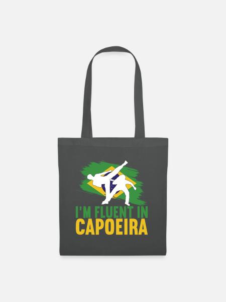 Capoeira Capoeirista - Stoffbeutel - Graphite