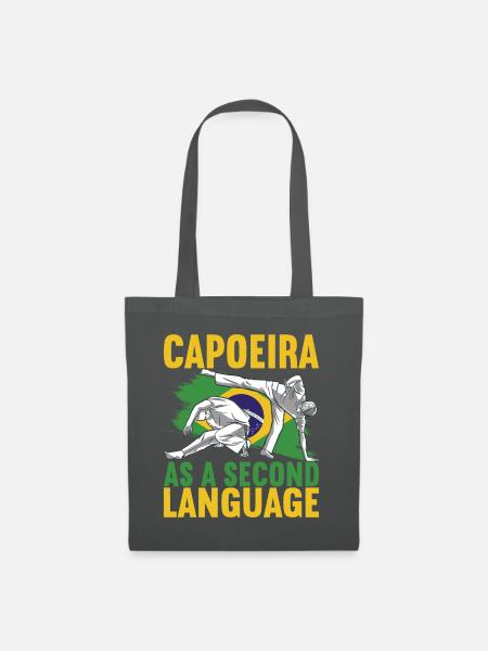 Capoeira Capoeirista - Stoffbeutel - Graphite
