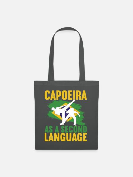Capoeira Capoeirista - Stoffbeutel - Graphite