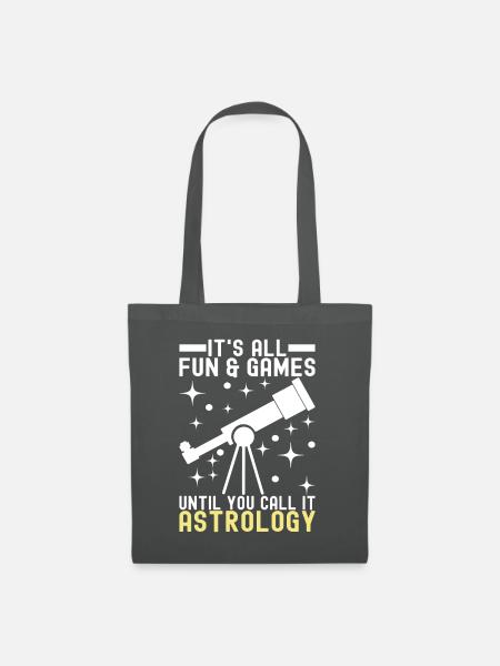 Atronome Astronomie - Stoffbeutel - Graphite