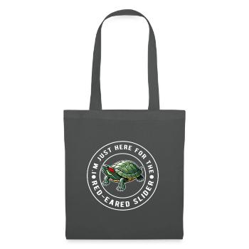 Turtle Red-eared Turtle - Tote Bag - graphite grey - Front