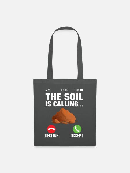 Bodenwissenschaftler Soil Science - Stoffbeutel - Graphite