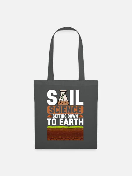 Bodenwissenschaftler Soil Science - Stoffbeutel - Graphite