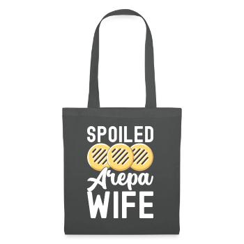 Arepas vénézuélienne - Sac en tissu - gris graphite - Devant