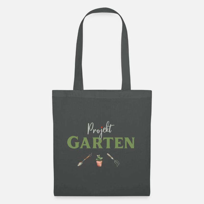 Projekt Garten Gärtnerin Gärtner - Stoffbeutel - Graphite