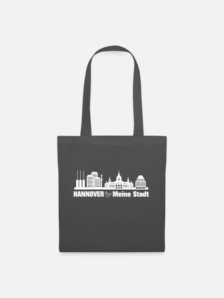 HANNOVER Meine Stadt - Stoffbeutel - Graphite