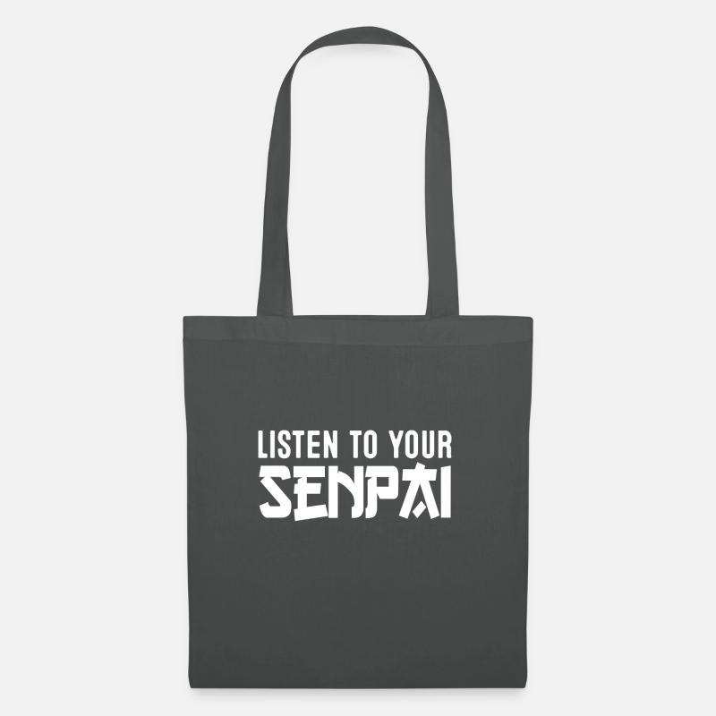 Senpai - Stoffbeutel - Graphite